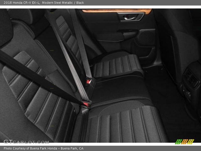 Modern Steel Metallic / Black 2018 Honda CR-V EX-L