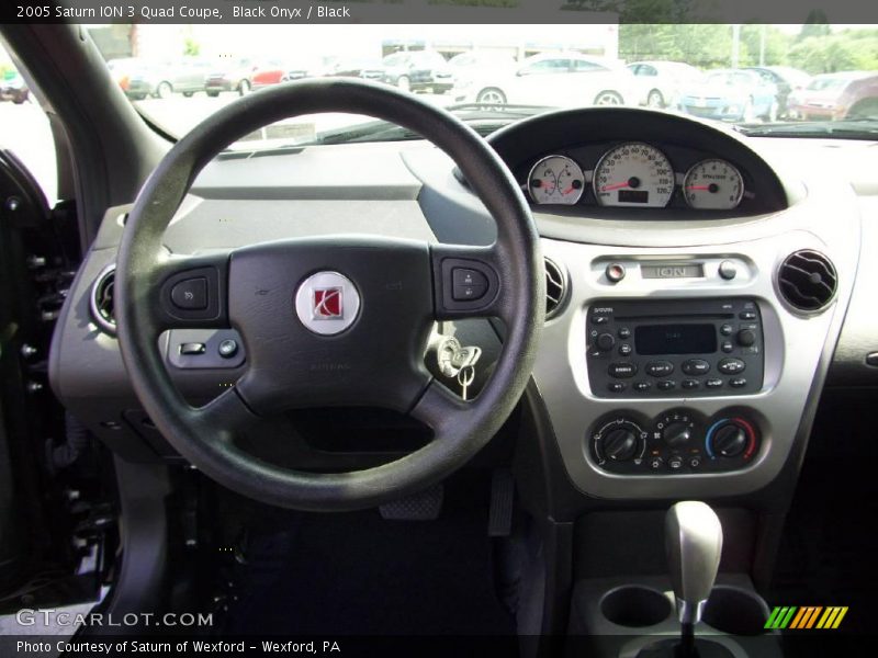 Black Onyx / Black 2005 Saturn ION 3 Quad Coupe
