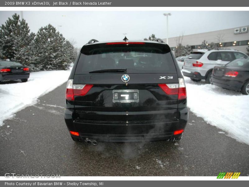 Jet Black / Black Nevada Leather 2009 BMW X3 xDrive30i