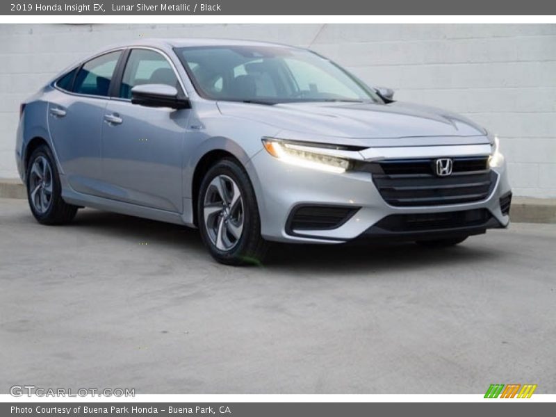 Lunar Silver Metallic / Black 2019 Honda Insight EX