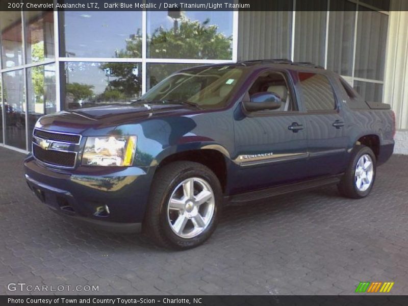 Dark Blue Metallic / Dark Titanium/Light Titanium 2007 Chevrolet Avalanche LTZ