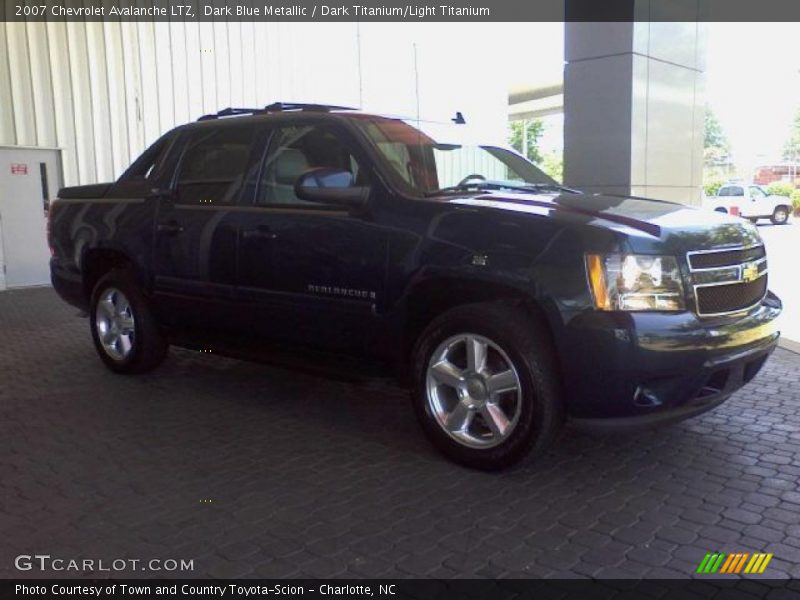 Dark Blue Metallic / Dark Titanium/Light Titanium 2007 Chevrolet Avalanche LTZ