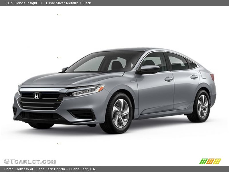 Lunar Silver Metallic / Black 2019 Honda Insight EX