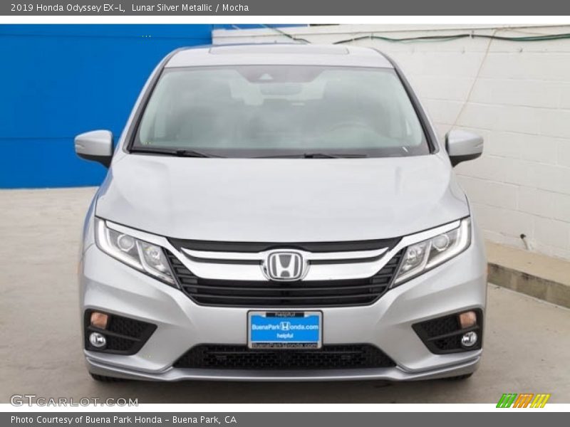 Lunar Silver Metallic / Mocha 2019 Honda Odyssey EX-L