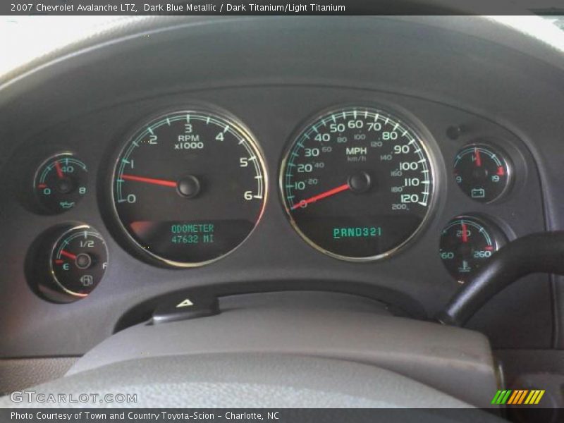 Dark Blue Metallic / Dark Titanium/Light Titanium 2007 Chevrolet Avalanche LTZ