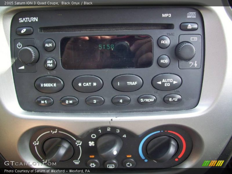 Black Onyx / Black 2005 Saturn ION 3 Quad Coupe