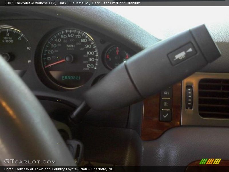 Dark Blue Metallic / Dark Titanium/Light Titanium 2007 Chevrolet Avalanche LTZ