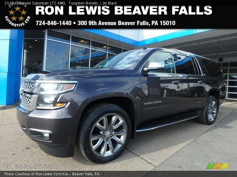 Tungsten Metallic / Jet Black 2015 Chevrolet Suburban LTZ 4WD