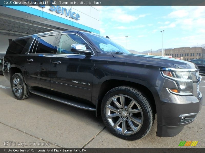 Tungsten Metallic / Jet Black 2015 Chevrolet Suburban LTZ 4WD