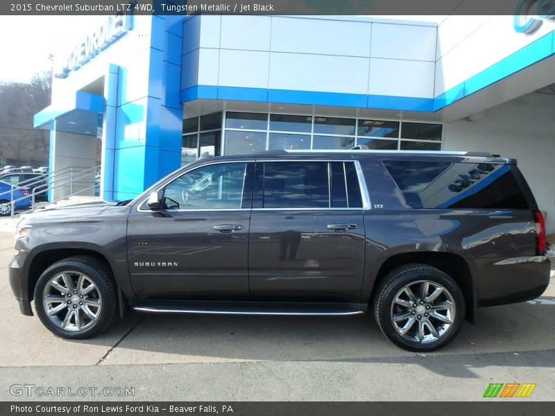 Tungsten Metallic / Jet Black 2015 Chevrolet Suburban LTZ 4WD