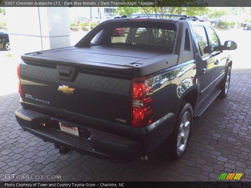 Dark Blue Metallic / Dark Titanium/Light Titanium 2007 Chevrolet Avalanche LTZ