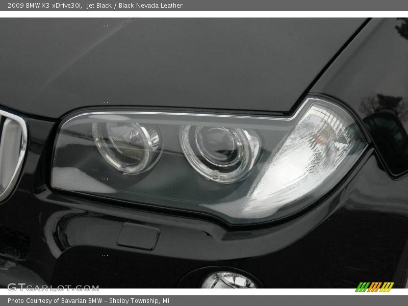 Jet Black / Black Nevada Leather 2009 BMW X3 xDrive30i