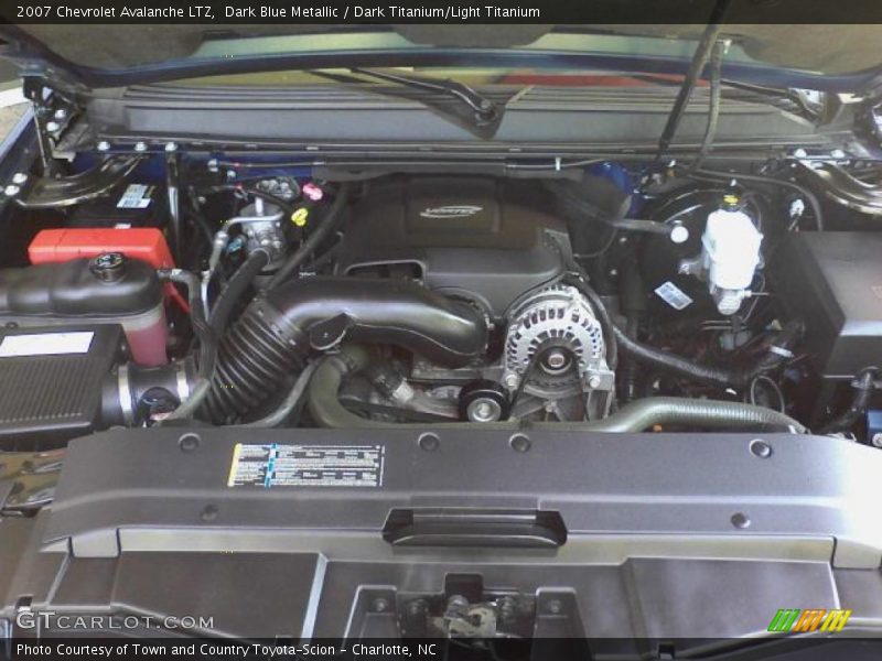 Dark Blue Metallic / Dark Titanium/Light Titanium 2007 Chevrolet Avalanche LTZ