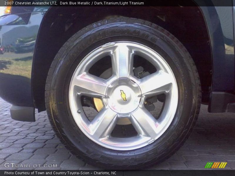 Dark Blue Metallic / Dark Titanium/Light Titanium 2007 Chevrolet Avalanche LTZ