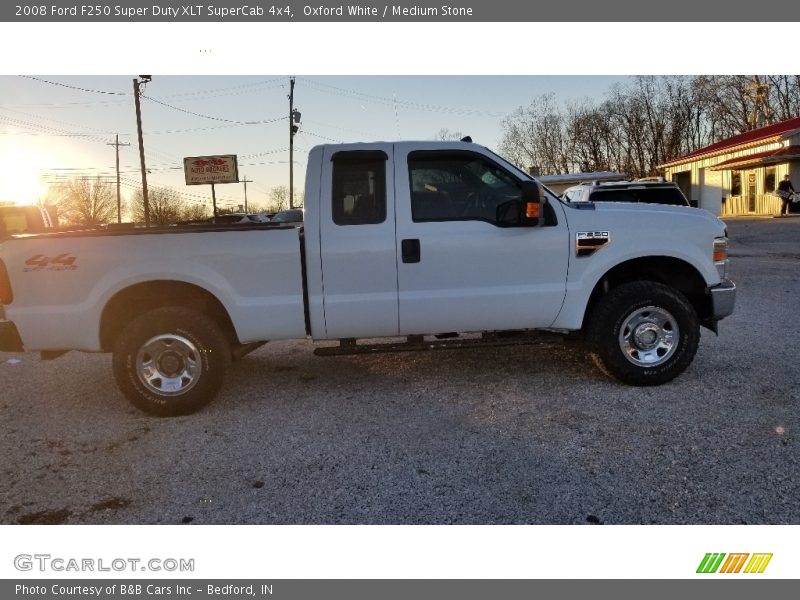 Oxford White / Medium Stone 2008 Ford F250 Super Duty XLT SuperCab 4x4