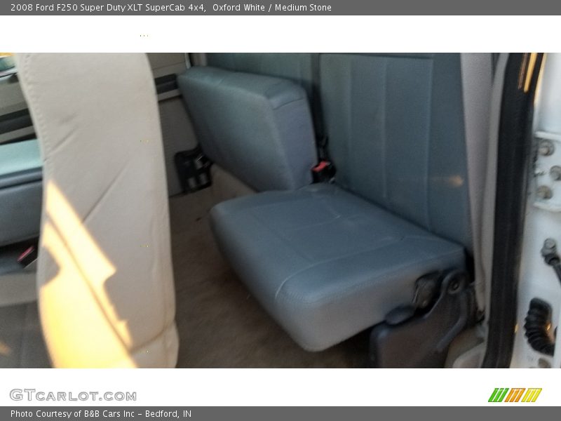Oxford White / Medium Stone 2008 Ford F250 Super Duty XLT SuperCab 4x4