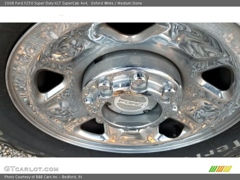 Oxford White / Medium Stone 2008 Ford F250 Super Duty XLT SuperCab 4x4