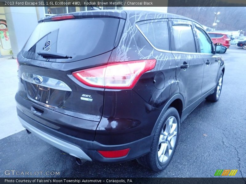 Kodiak Brown Metallic / Charcoal Black 2013 Ford Escape SEL 1.6L EcoBoost 4WD