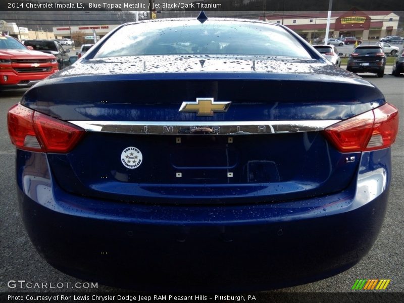 Blue Topaz Metallic / Jet Black/Dark Titanium 2014 Chevrolet Impala LS