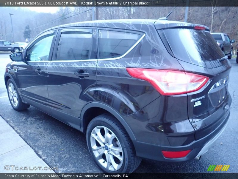 Kodiak Brown Metallic / Charcoal Black 2013 Ford Escape SEL 1.6L EcoBoost 4WD