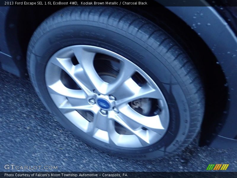 Kodiak Brown Metallic / Charcoal Black 2013 Ford Escape SEL 1.6L EcoBoost 4WD