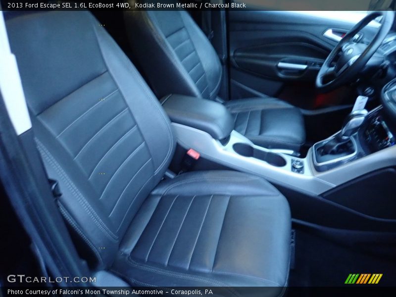 Kodiak Brown Metallic / Charcoal Black 2013 Ford Escape SEL 1.6L EcoBoost 4WD