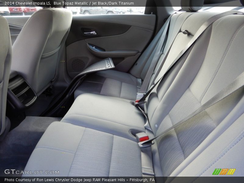 Blue Topaz Metallic / Jet Black/Dark Titanium 2014 Chevrolet Impala LS