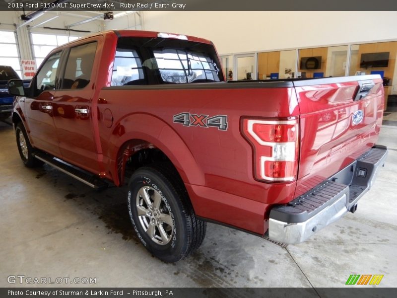 Ruby Red / Earth Gray 2019 Ford F150 XLT SuperCrew 4x4