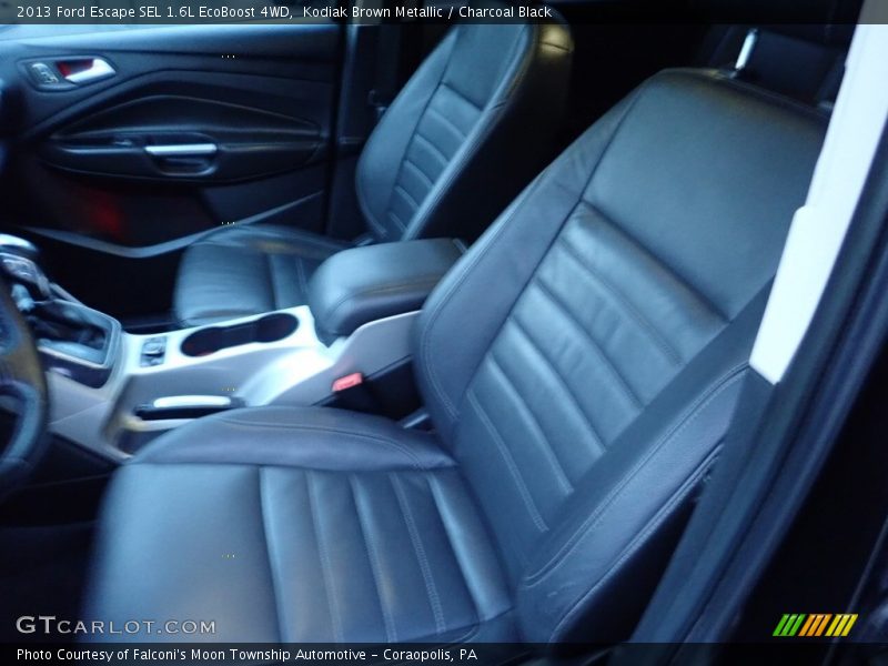 Kodiak Brown Metallic / Charcoal Black 2013 Ford Escape SEL 1.6L EcoBoost 4WD