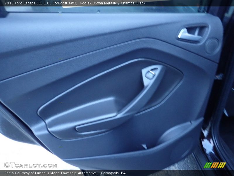 Kodiak Brown Metallic / Charcoal Black 2013 Ford Escape SEL 1.6L EcoBoost 4WD