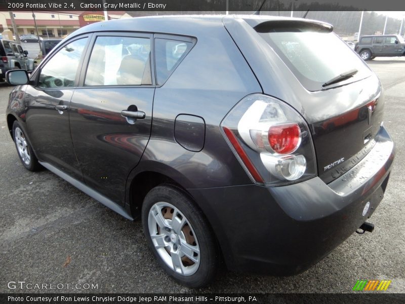 Carbon Gray Metallic / Ebony 2009 Pontiac Vibe 2.4