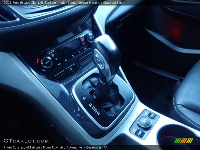 Kodiak Brown Metallic / Charcoal Black 2013 Ford Escape SEL 1.6L EcoBoost 4WD