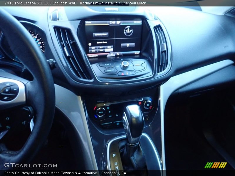 Kodiak Brown Metallic / Charcoal Black 2013 Ford Escape SEL 1.6L EcoBoost 4WD