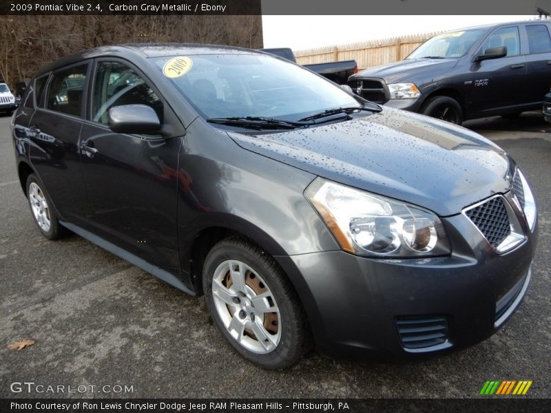 Carbon Gray Metallic / Ebony 2009 Pontiac Vibe 2.4