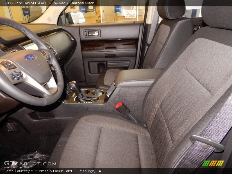 Ruby Red / Charcoal Black 2019 Ford Flex SEL AWD