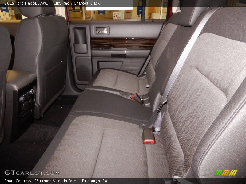 Ruby Red / Charcoal Black 2019 Ford Flex SEL AWD