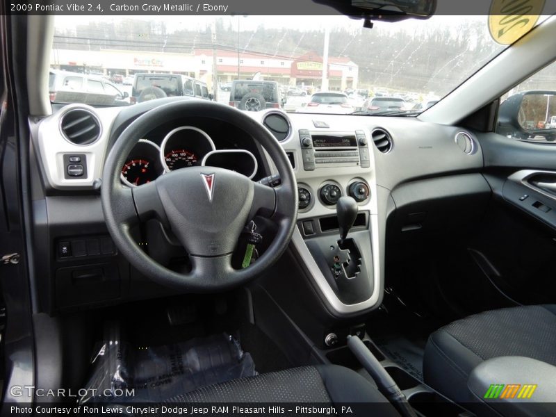 Carbon Gray Metallic / Ebony 2009 Pontiac Vibe 2.4