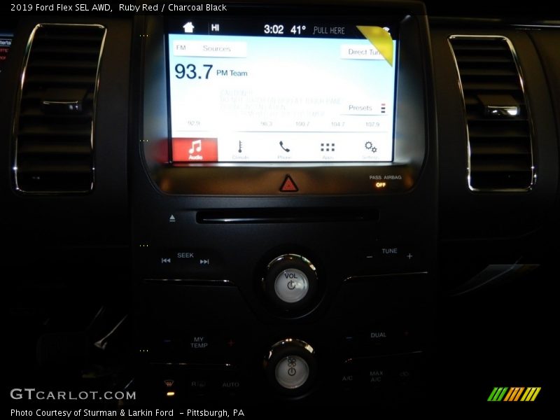 Ruby Red / Charcoal Black 2019 Ford Flex SEL AWD