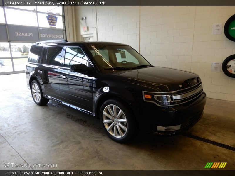 Agate Black / Charcoal Black 2019 Ford Flex Limited AWD