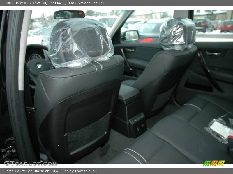 Jet Black / Black Nevada Leather 2009 BMW X3 xDrive30i