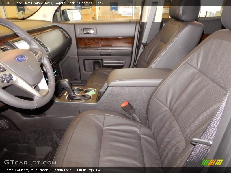Agate Black / Charcoal Black 2019 Ford Flex Limited AWD