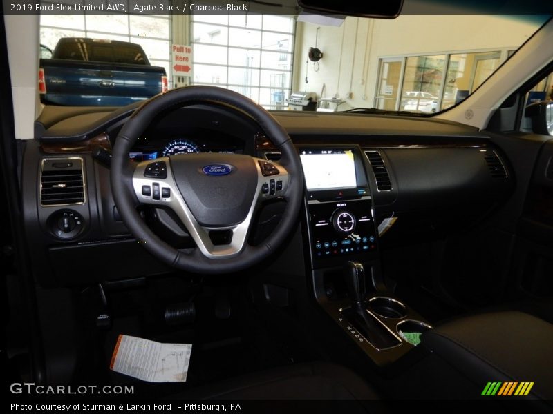 Agate Black / Charcoal Black 2019 Ford Flex Limited AWD