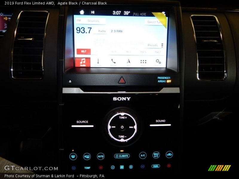 Agate Black / Charcoal Black 2019 Ford Flex Limited AWD