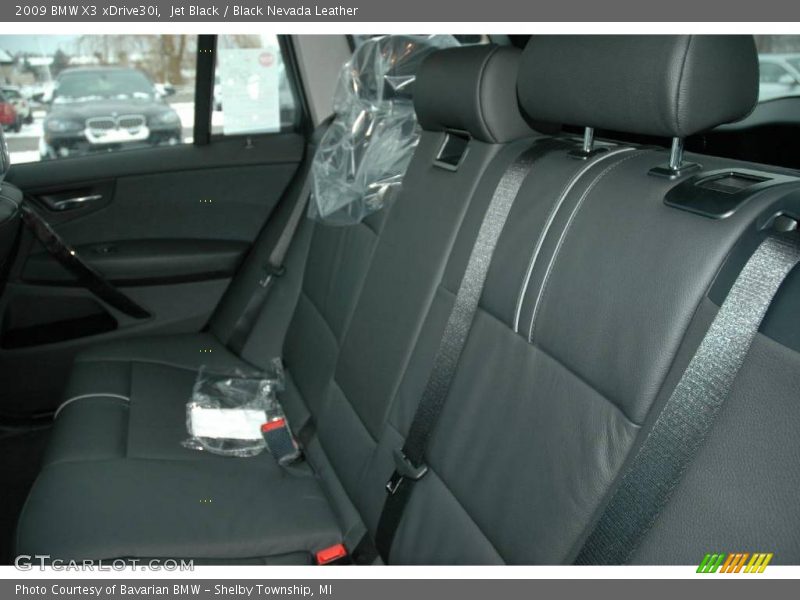 Jet Black / Black Nevada Leather 2009 BMW X3 xDrive30i
