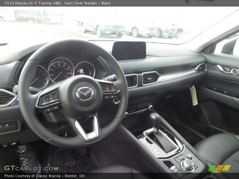 Sonic Silver Metallic / Black 2019 Mazda CX-5 Touring AWD