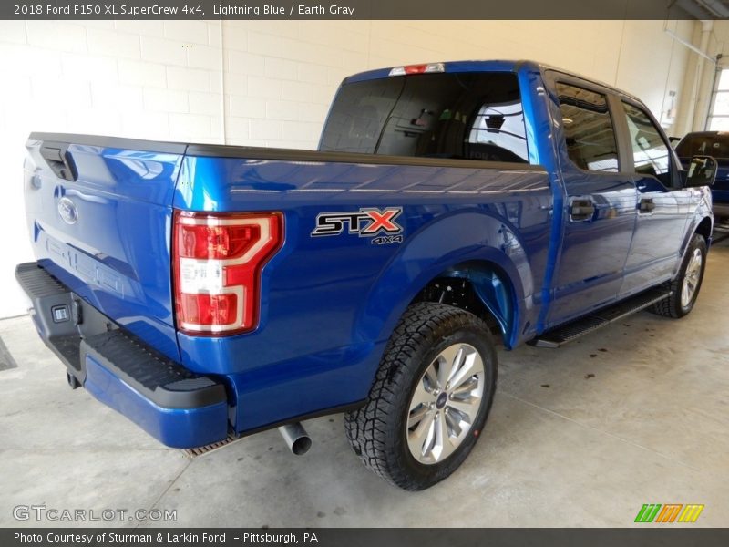 Lightning Blue / Earth Gray 2018 Ford F150 XL SuperCrew 4x4
