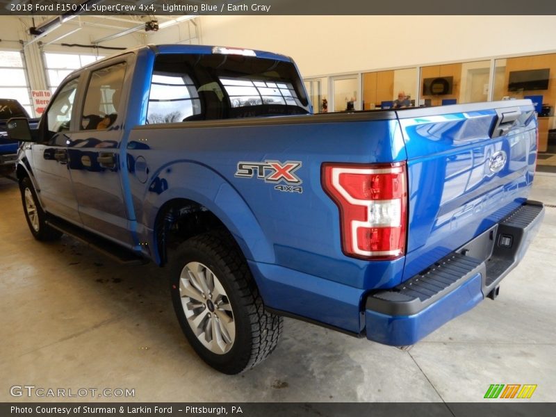 Lightning Blue / Earth Gray 2018 Ford F150 XL SuperCrew 4x4