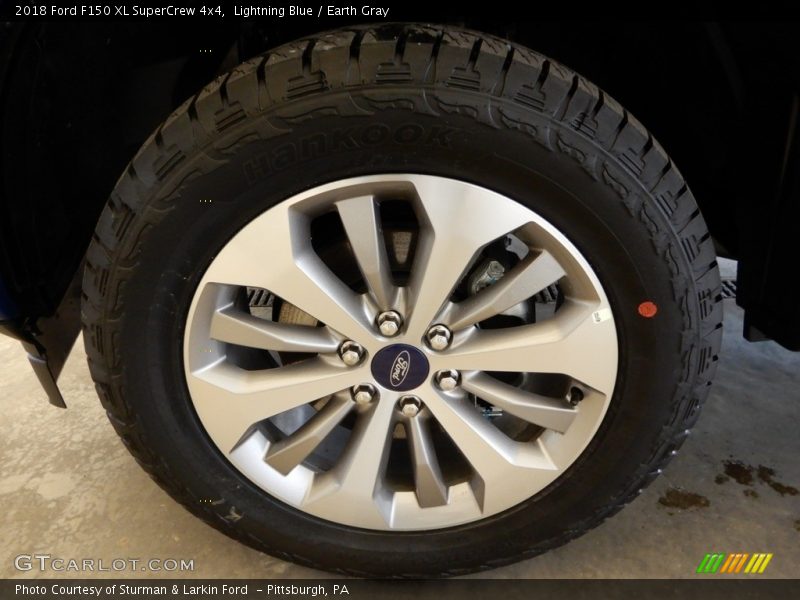 Lightning Blue / Earth Gray 2018 Ford F150 XL SuperCrew 4x4