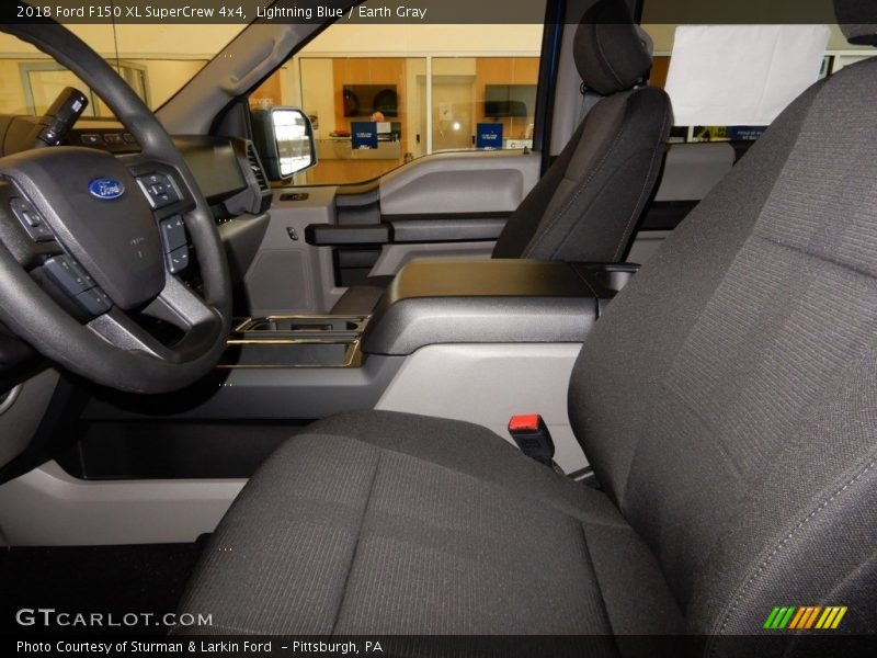 Lightning Blue / Earth Gray 2018 Ford F150 XL SuperCrew 4x4