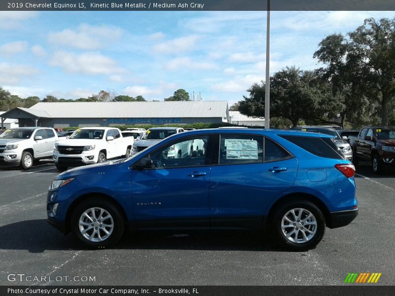 Kinetic Blue Metallic / Medium Ash Gray 2019 Chevrolet Equinox LS